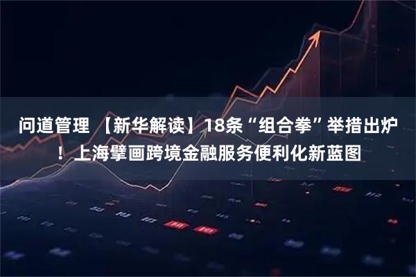 问道管理 【新华解读】18条“组合拳”举措出炉!上海擘画跨境金融服务便利化新蓝图