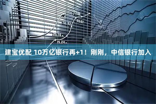 建宝优配 10万亿银行再+1！刚刚，中信银行加入